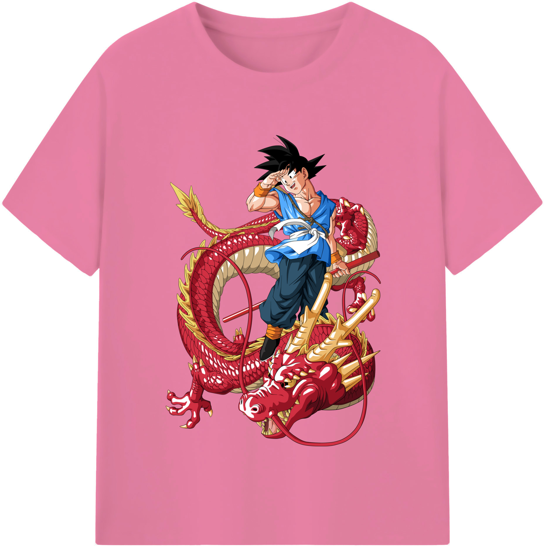 （画像用） ドラゴンボール 孫悟空（そん ごくう）Son Goku カカロット DRAGON BALL Kakarotto 綿100％半袖Tシャツ（フロントプリント）